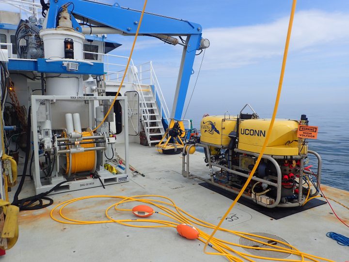 K2 ROV on the deck of the RV Connecticut