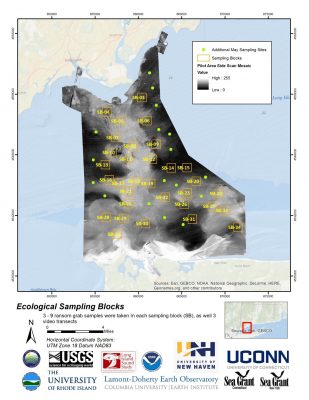 Ecological characterization sample block locations