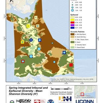 Spring 2012 integrated Infauna and Epifauna mean Shannon H'