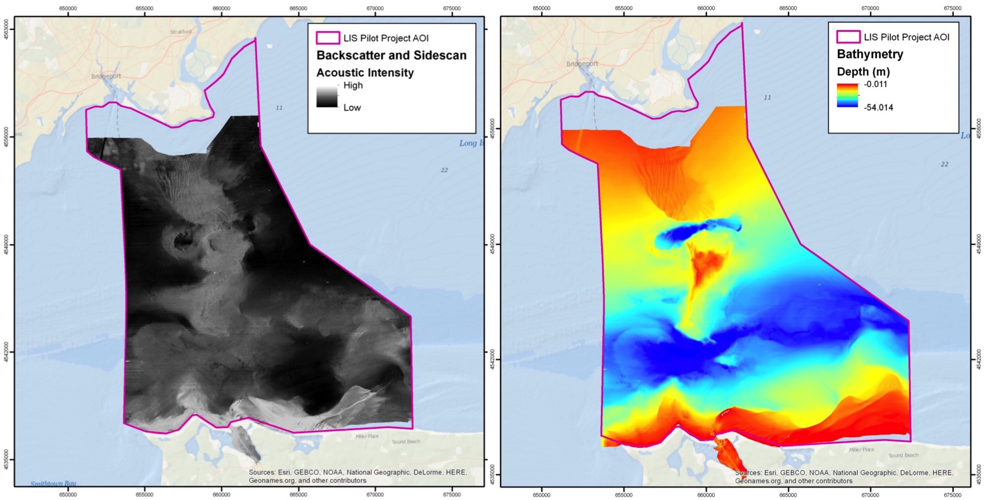Acoustic Mapping Long Island Sound Habitat Mapping